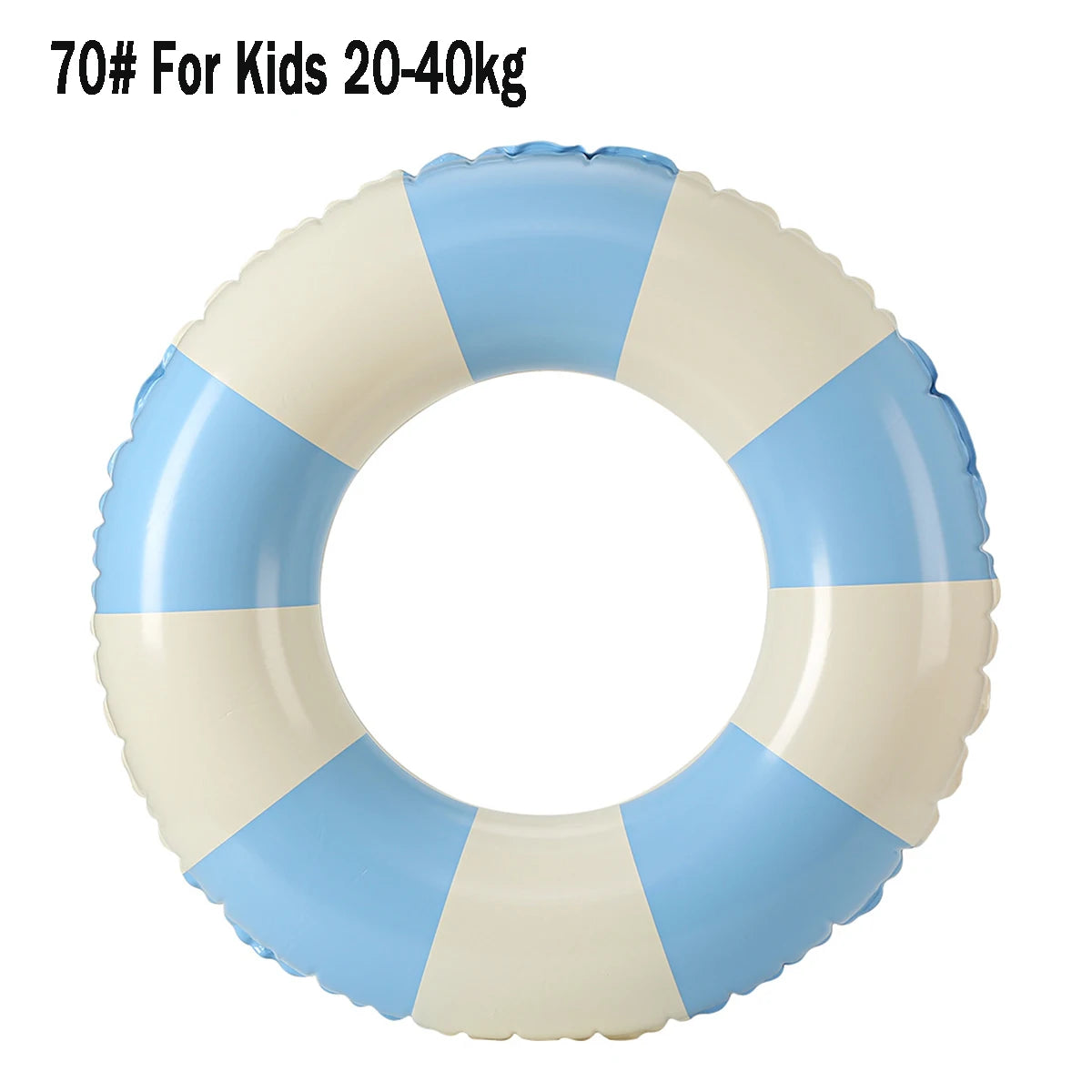 Inflatable Vintage Striped Pool Float | Stylish Swim Tube for All
