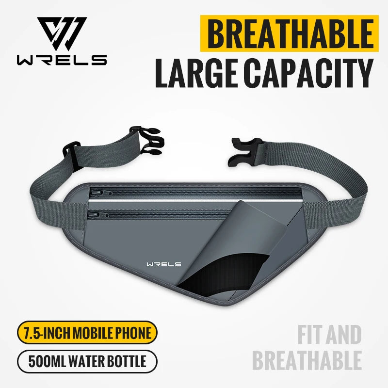 Adjustable Running Hydration Belt with Water Bottle Holder