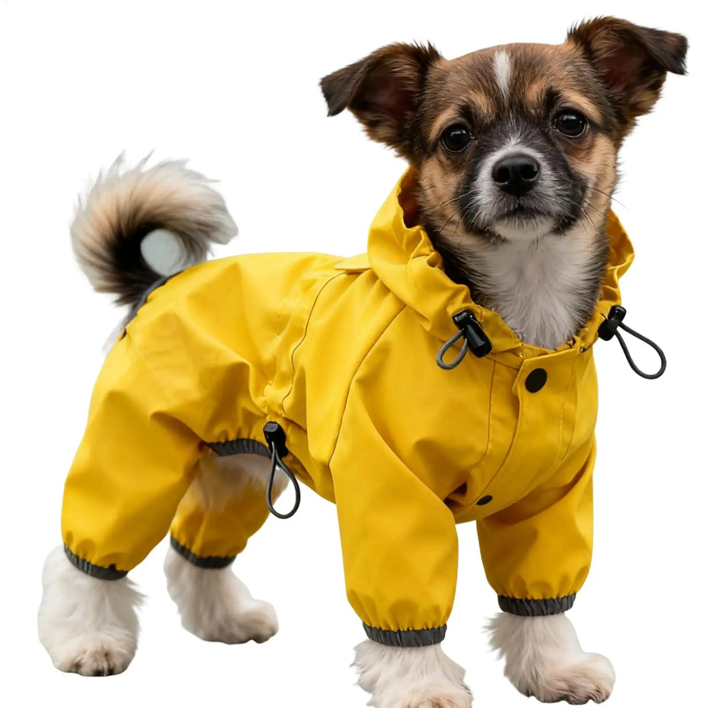 Waterproof Adjustable Dog Raincoat for All Weather Adventures