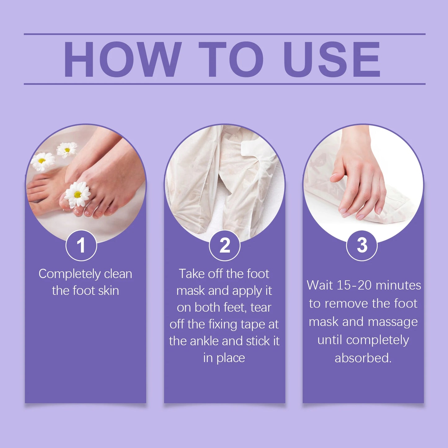 Deep Cleansing Foot Mask | Moisturizes & Relieves Discomfort