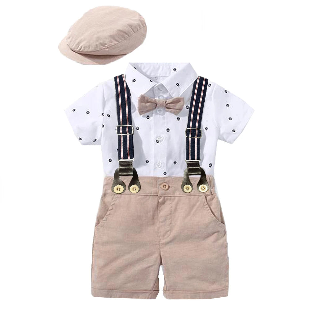 Newborn Baby Boy Romper Set | Stylish Outfit for Events