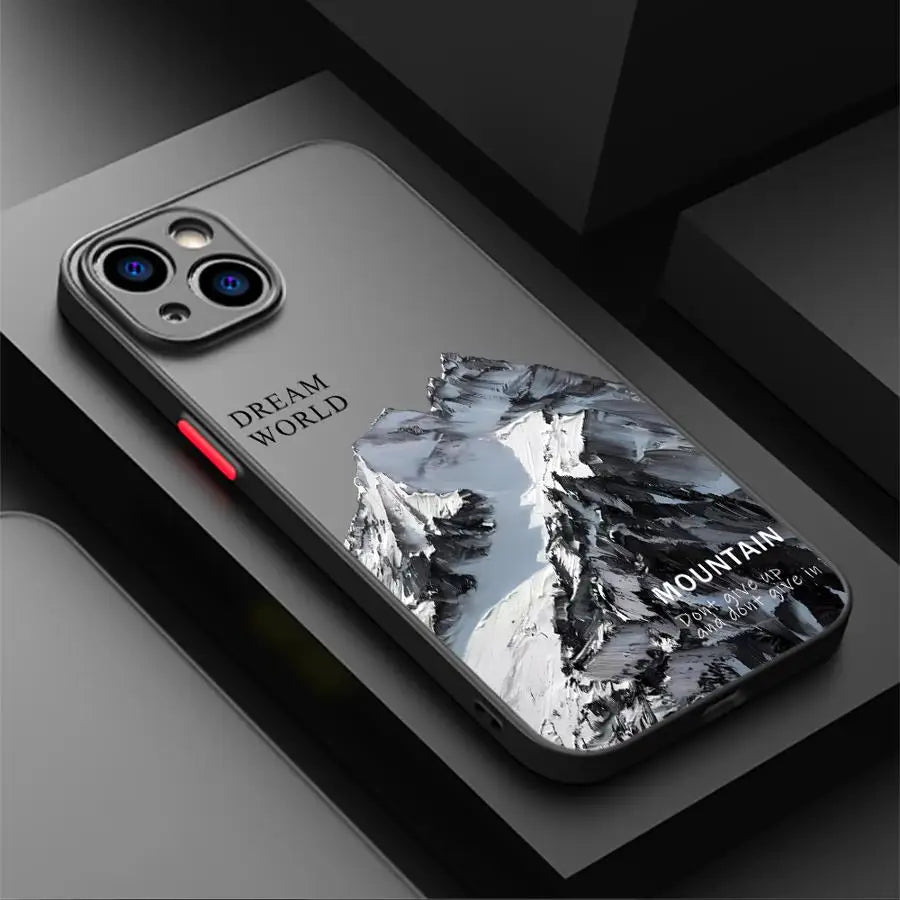 Stylish Snow Mountain Phone Case for iPhone | Protective Design
