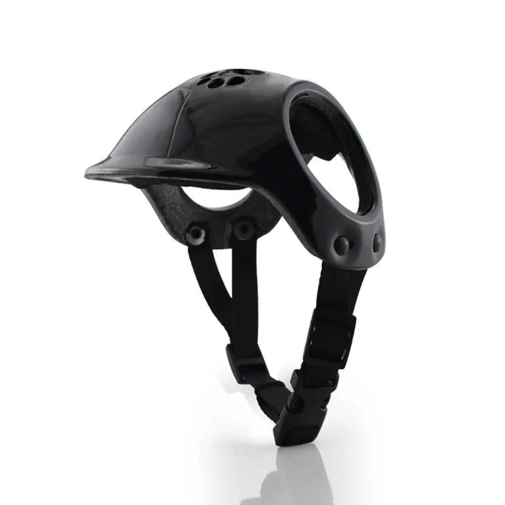 Lightweight Dog Helmet with Ear Holes | Safe Pet Hat for Adventures