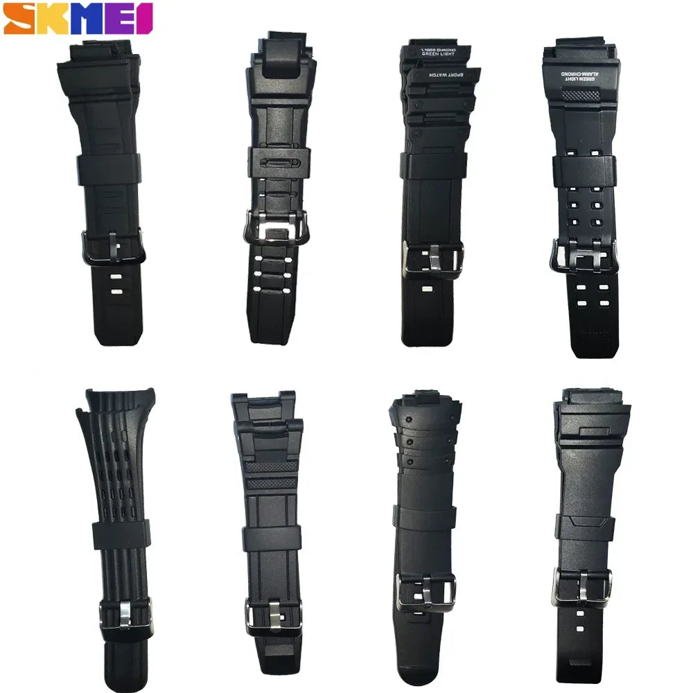 Durable PU/Rubber Watch Bands | Adjustable & Stylish Strap Upgrade