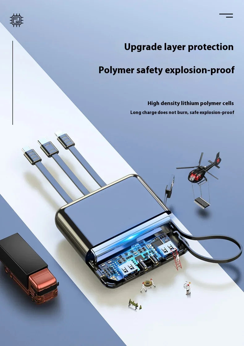 200000mAh Power Bank | Fast Charging Portable Battery Charger