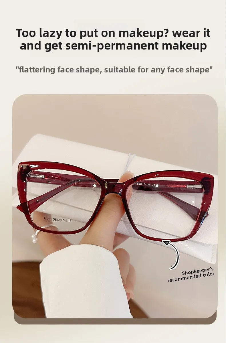 Stylish Cat Eye Blue Light Blocking Reading Glasses for Women