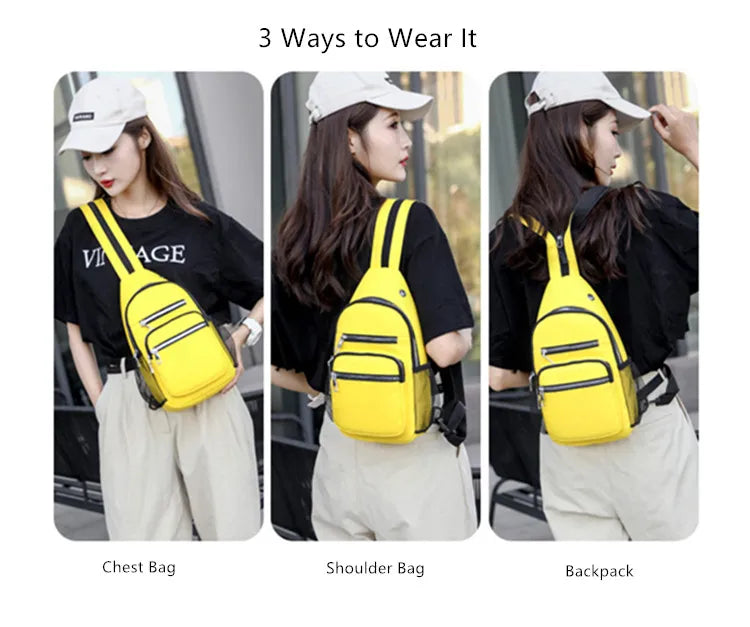 Women's Mini Sling Backpack for Travel & Sports | Stylish Crossbody Bags