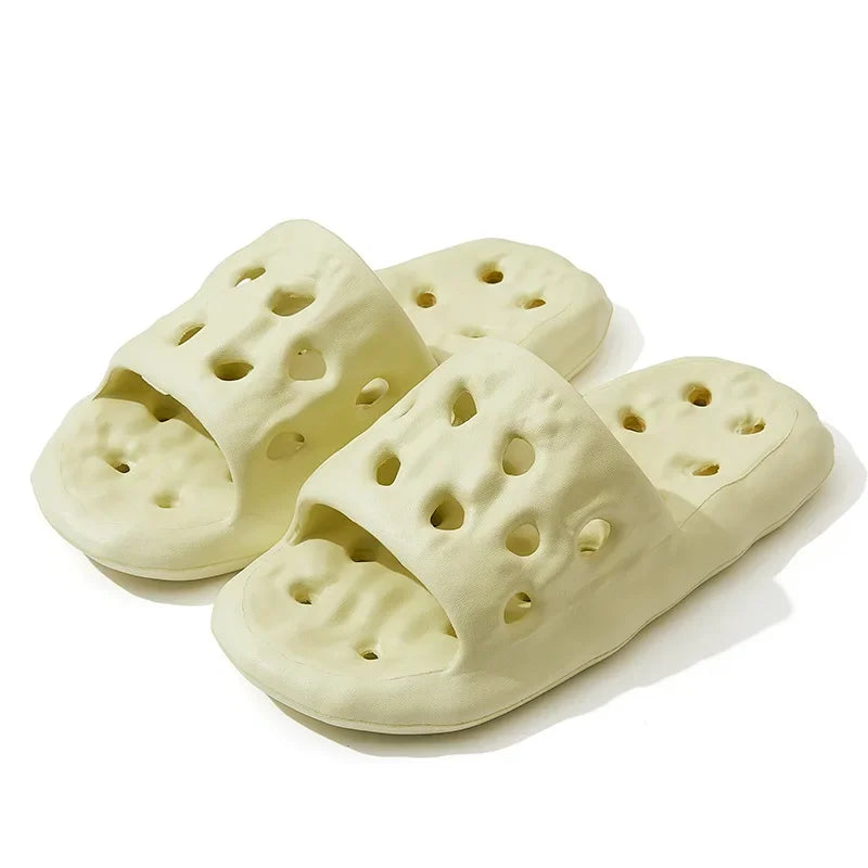Women's Hollow-Out Quick-Dry Bathroom Slippers | Comfortable Slides