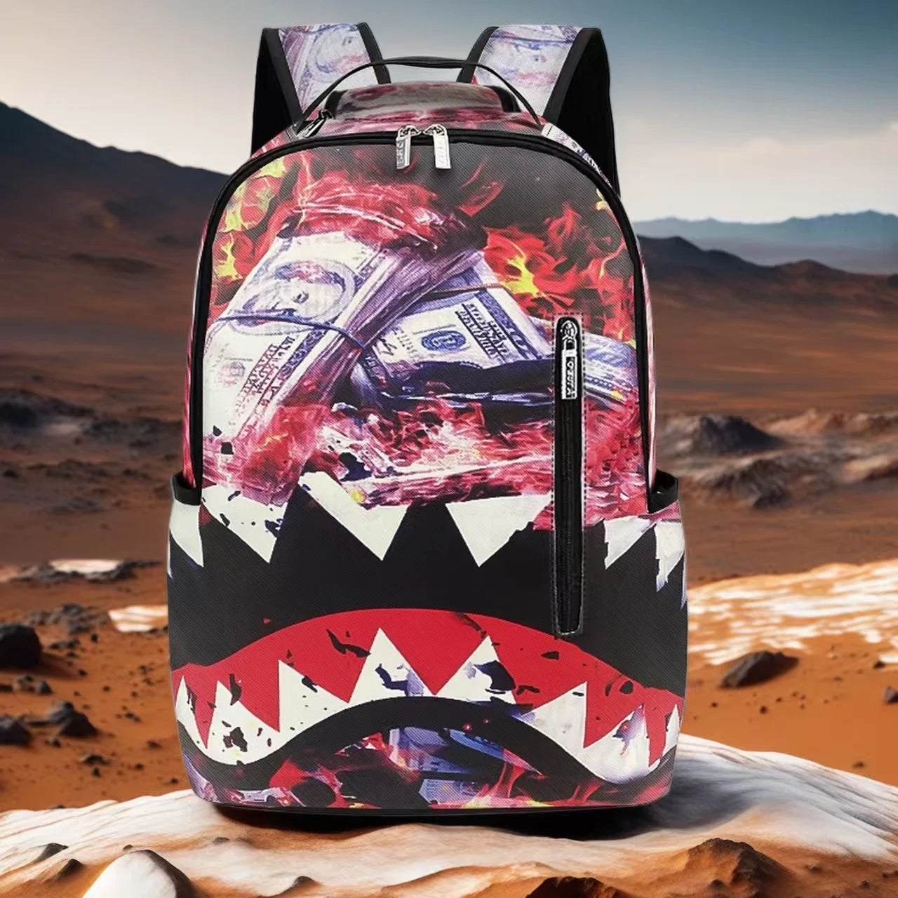 Trendy Shark-Themed Backpacks | Large Capacity for School & Travel