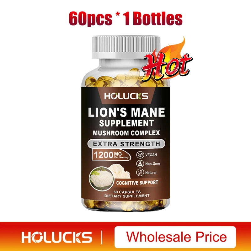 Lion's Mane Mushroom Complex Capsules | Brain & Immune Support