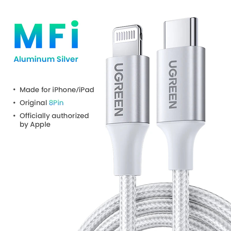 Fast Charging USB C to Lightning Cable | Compatible with iPhone