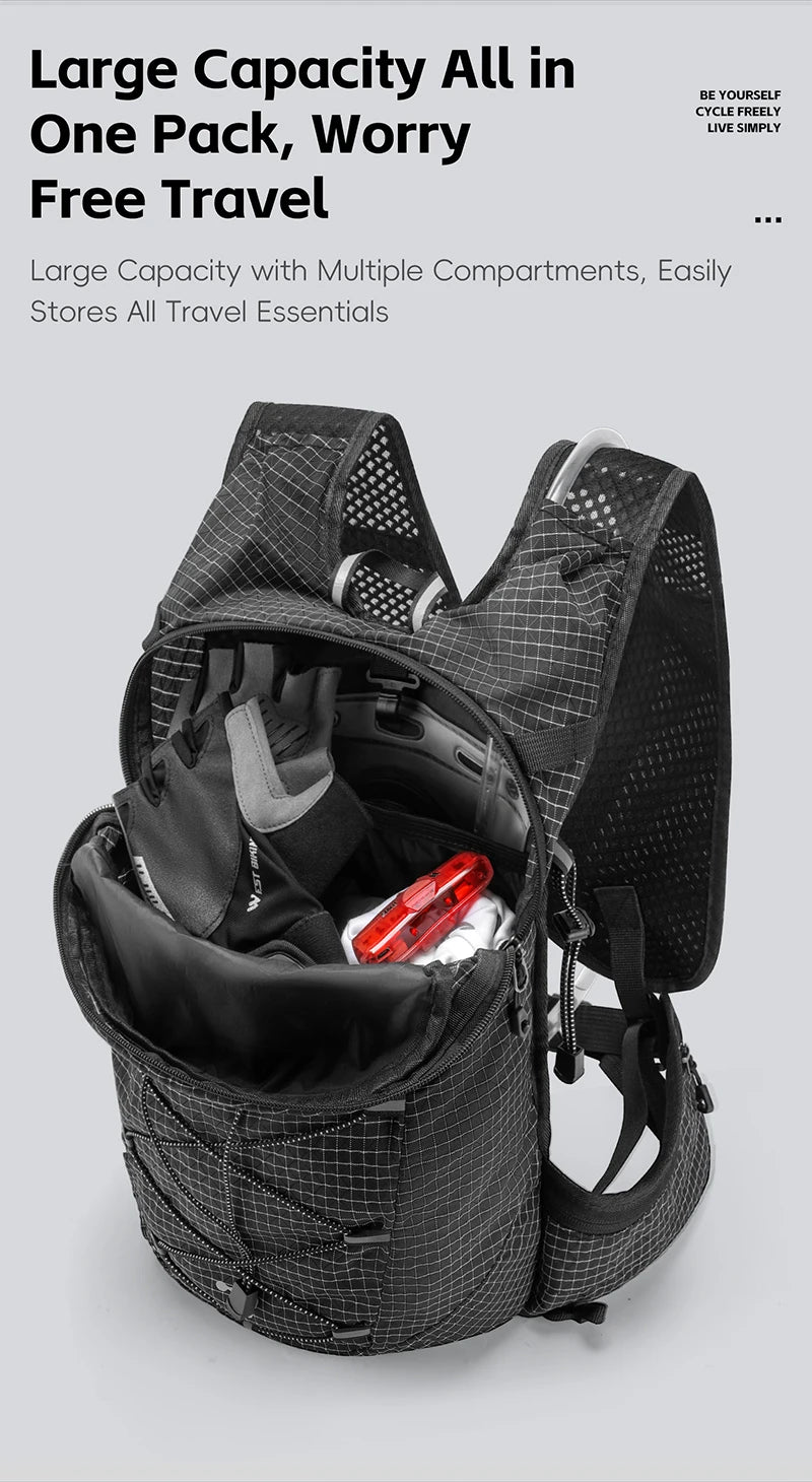 Mochila de hidratación ligera | Ideal para senderismo y ciclismo