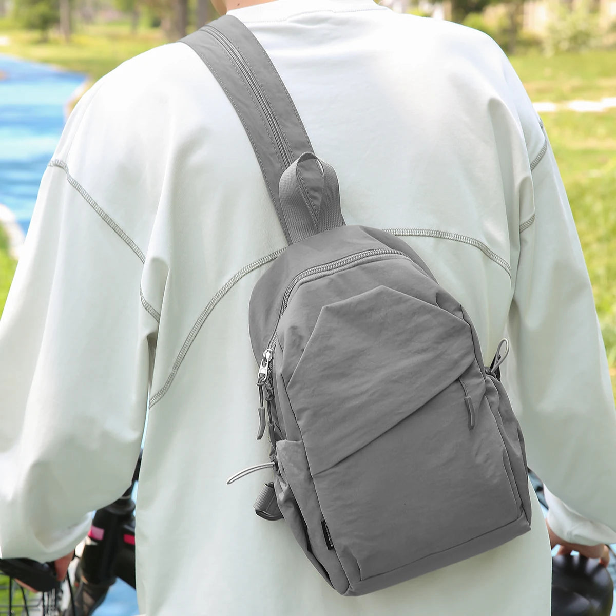 Bandolera portátil de moda | Pecho y mochila multifunción