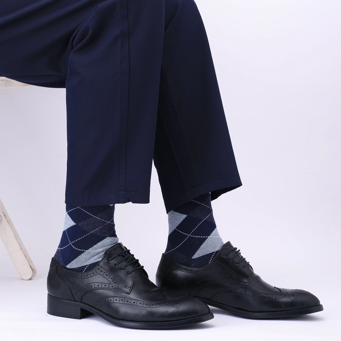 Men's Dress Socks | Breathable Cotton Crew Socks for All Occasions