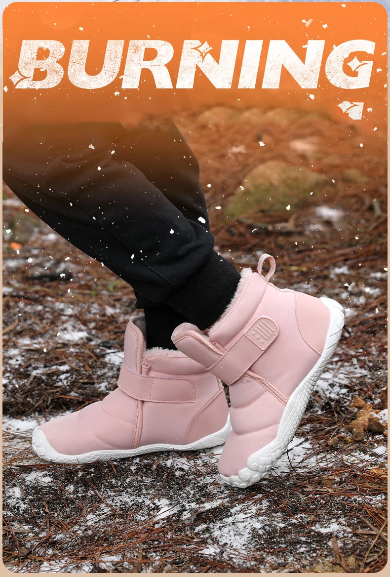 Kids Waterproof Snow Boots | Comfortable & Warm Fur Lined Boots