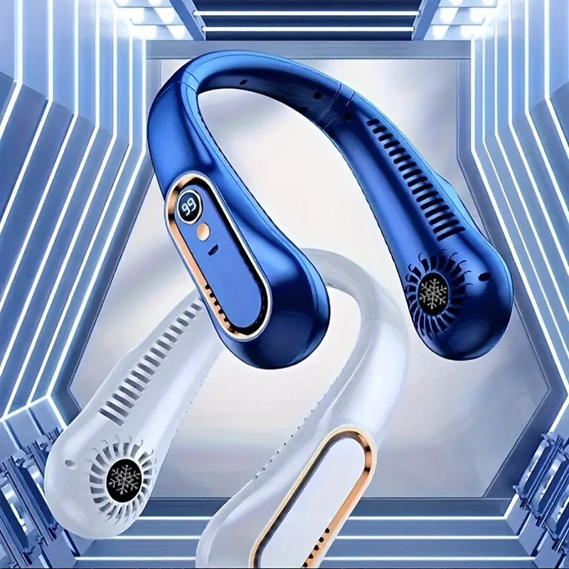 Hands-Free Bladeless Neck Fan | Portable USB Rechargeable Mini Fan
