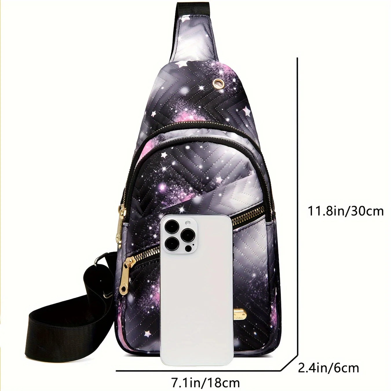 Lightweight Quilted Crossbody Bag | Stylish Sling Purse for Women