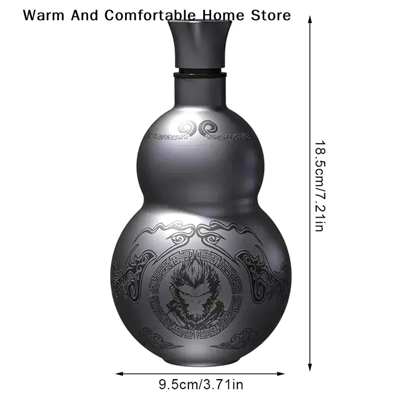 Portable Gourd Style Insulated Water Bottle | 500ml Drink Container