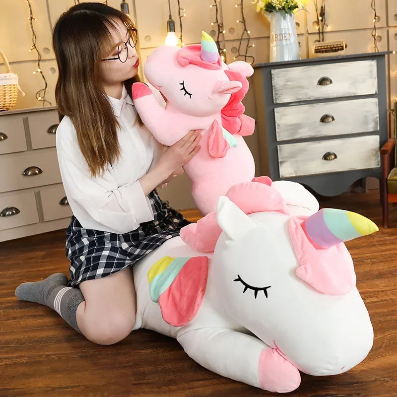 Kawaii Giant Unicorn Plush Toy | Soft Stuffed Animal for Kids