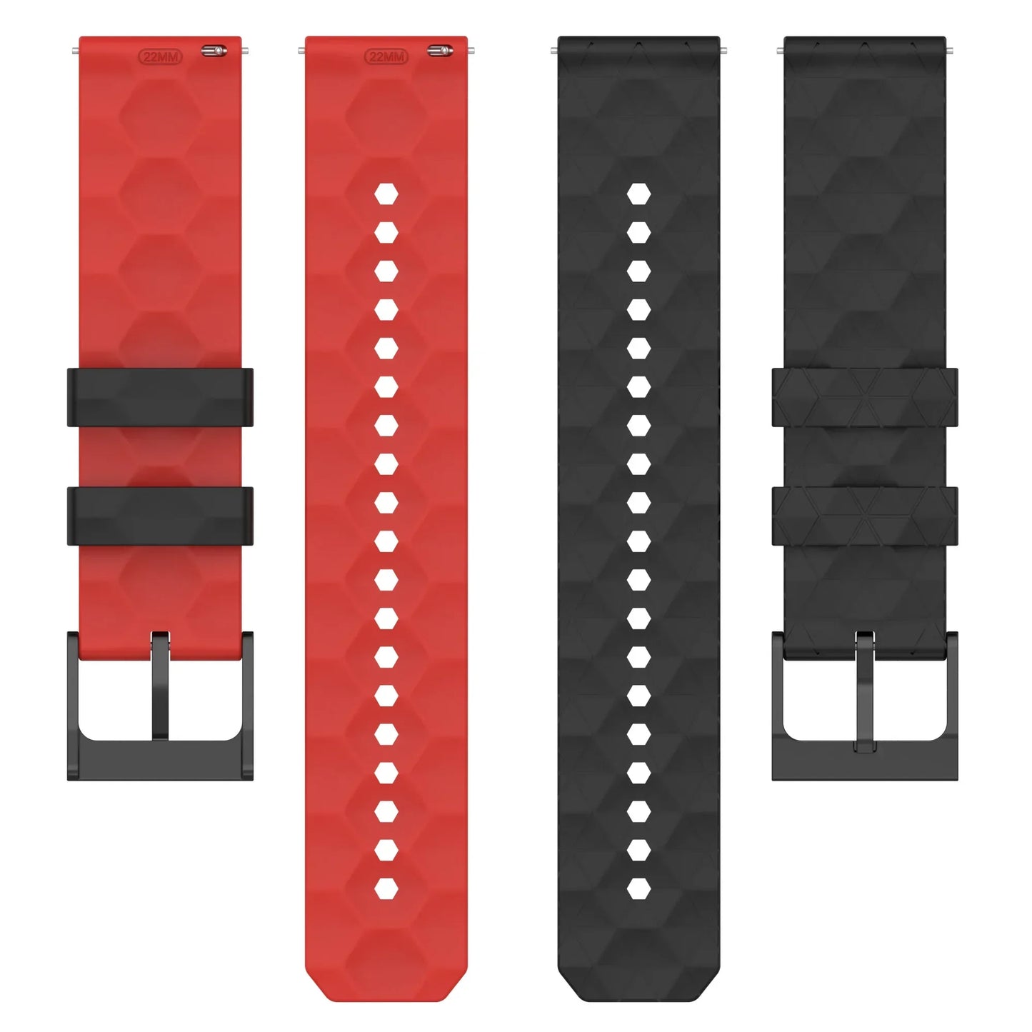 20mm 22mm Silicone Watch Strap for Galaxy & Huawei Watches
