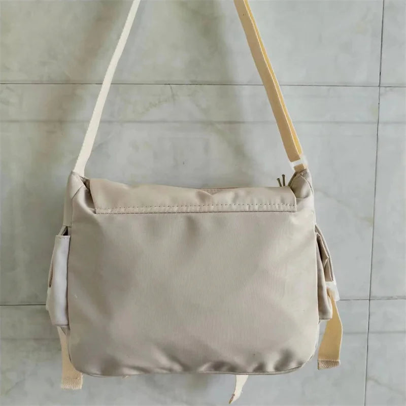 Stylish Large Capacity Crossbody Canvas Bag for Women
