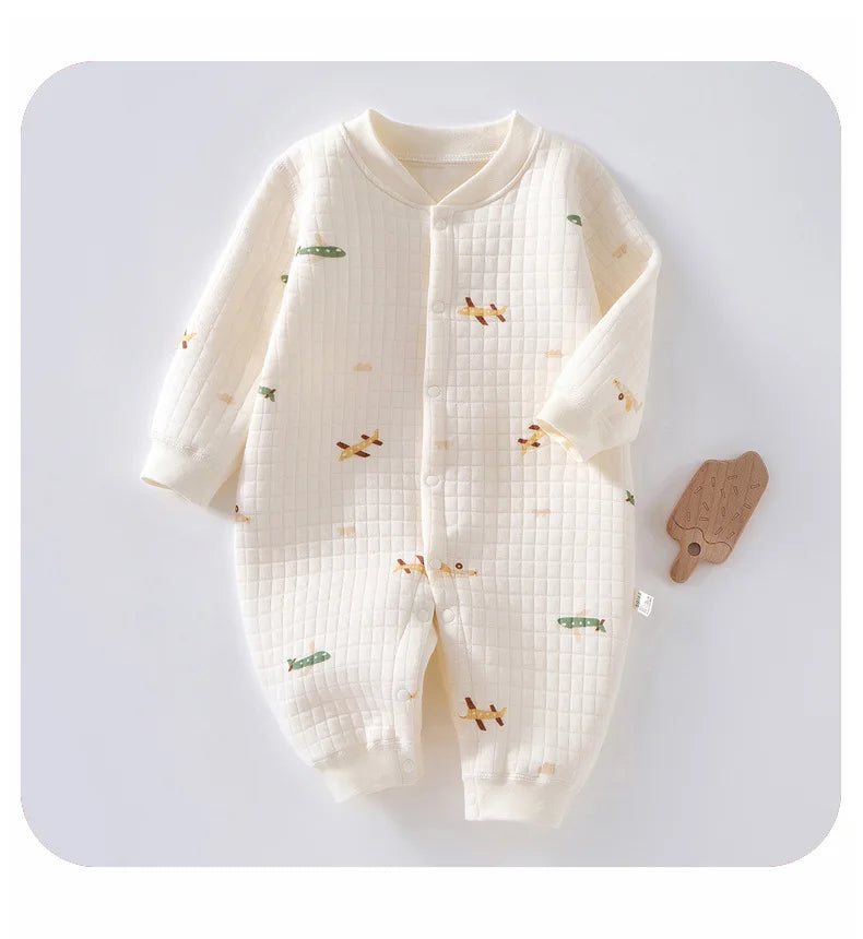 3 Layers Newborn Jumpsuit | Adorable Cotton Bear Bunny Romper