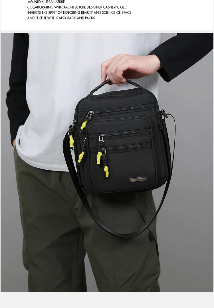 Bandolera de viaje multifuncional para hombre | Elegante y duradera
