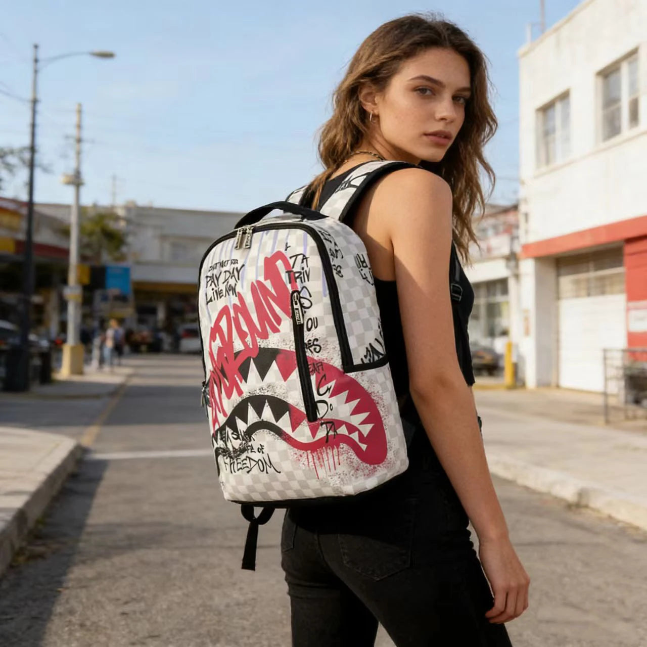 Trendy Hip-Hop Street-Style Backpack | Large Capacity Commuter Bag