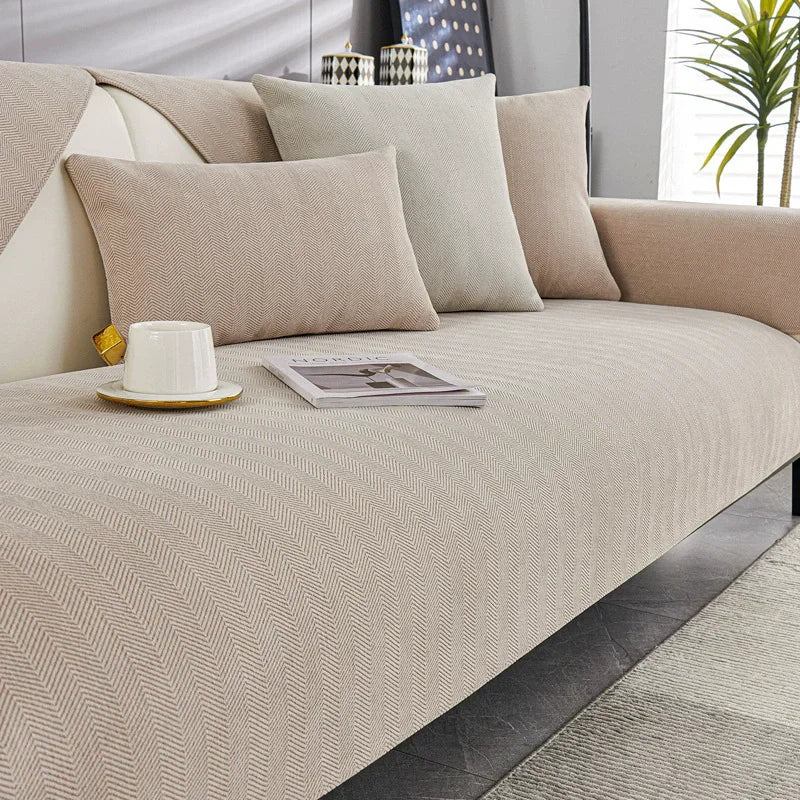 Universal Chenille Fabric Non-Slip Sofa Seat Cover | Home Decor