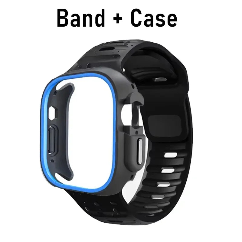 Versatile TPU Case & Silicone Strap for Smartwatches