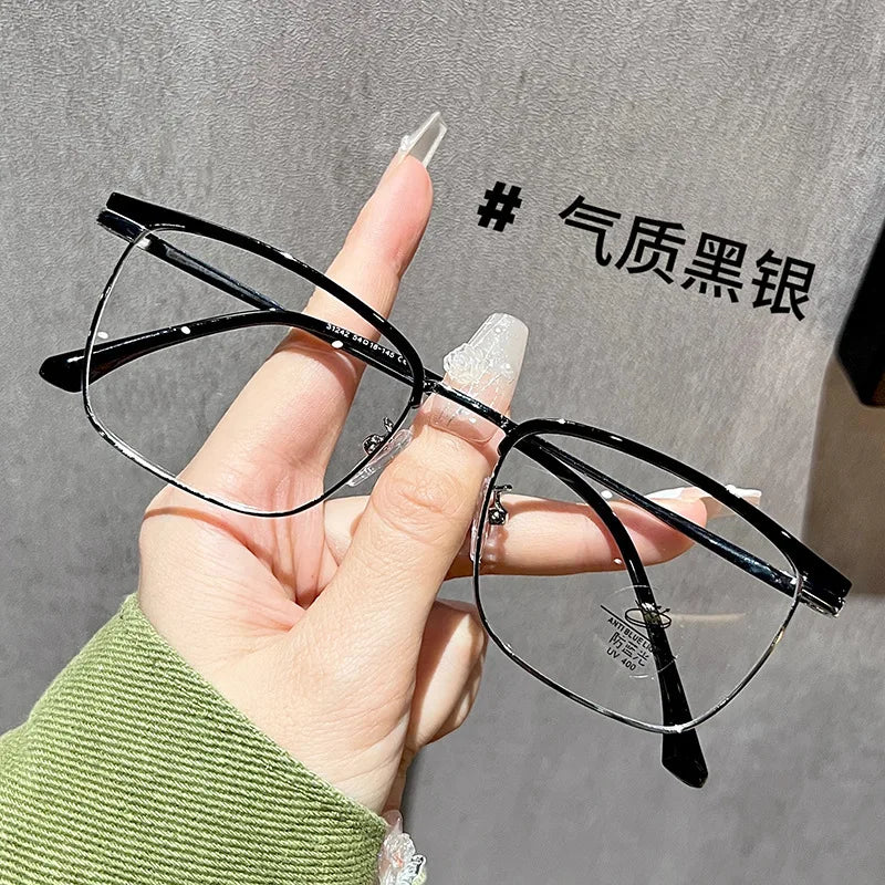 Rectangular Anti Blue Light Glasses | Stylish Nearsighted Eyewear