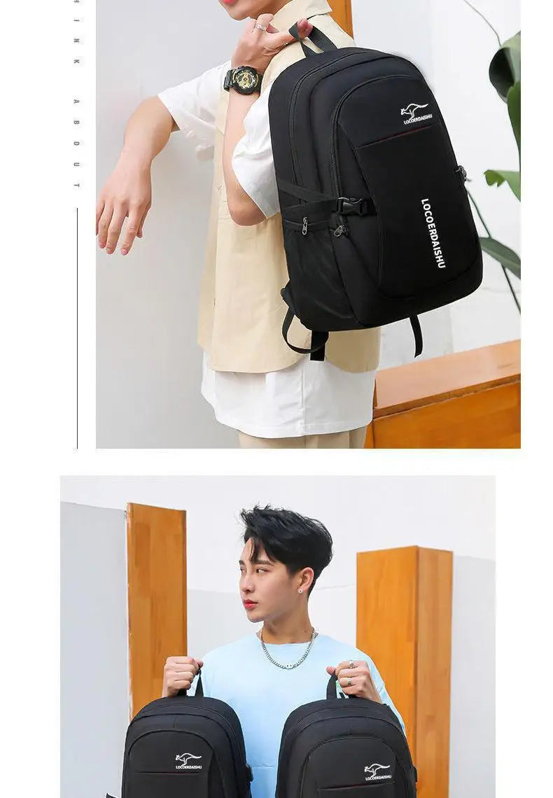 Large-Capacity Trendy Backpacks for School & Travel | Unisex