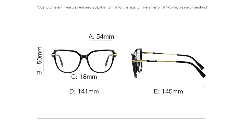Trendy Anti-Blue Light Prescription Glasses for Women
