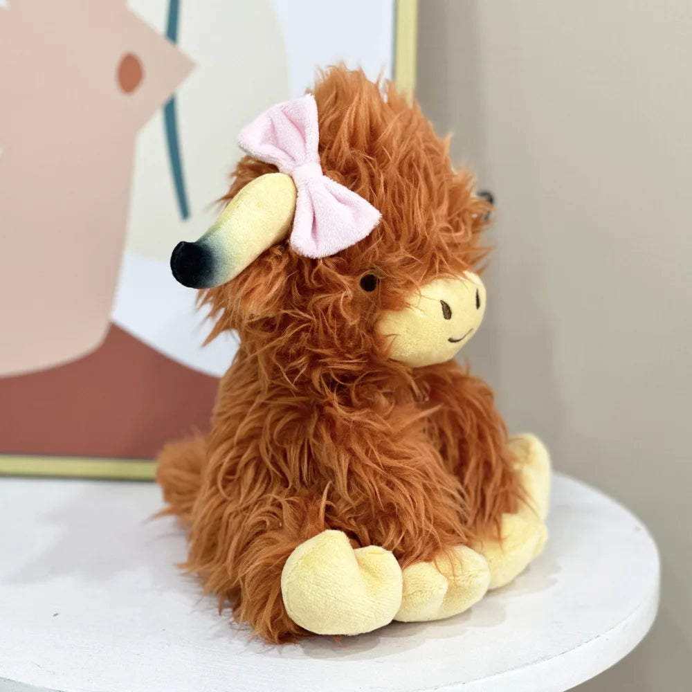 Adorable Highland Cow Plush Toy | Soft & Cuddly Stuffed Animal