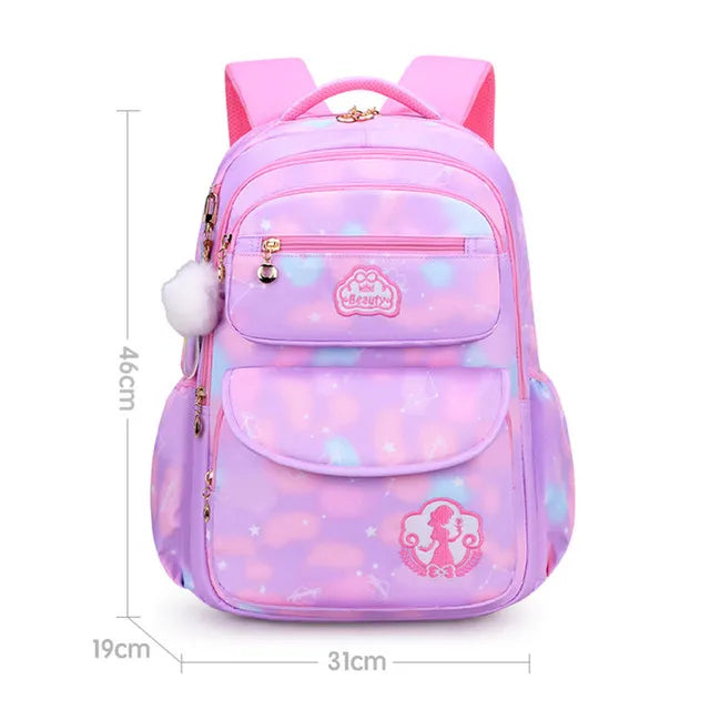 Stylish Pink School Backpack for Girls | Fashion Meets Functionality