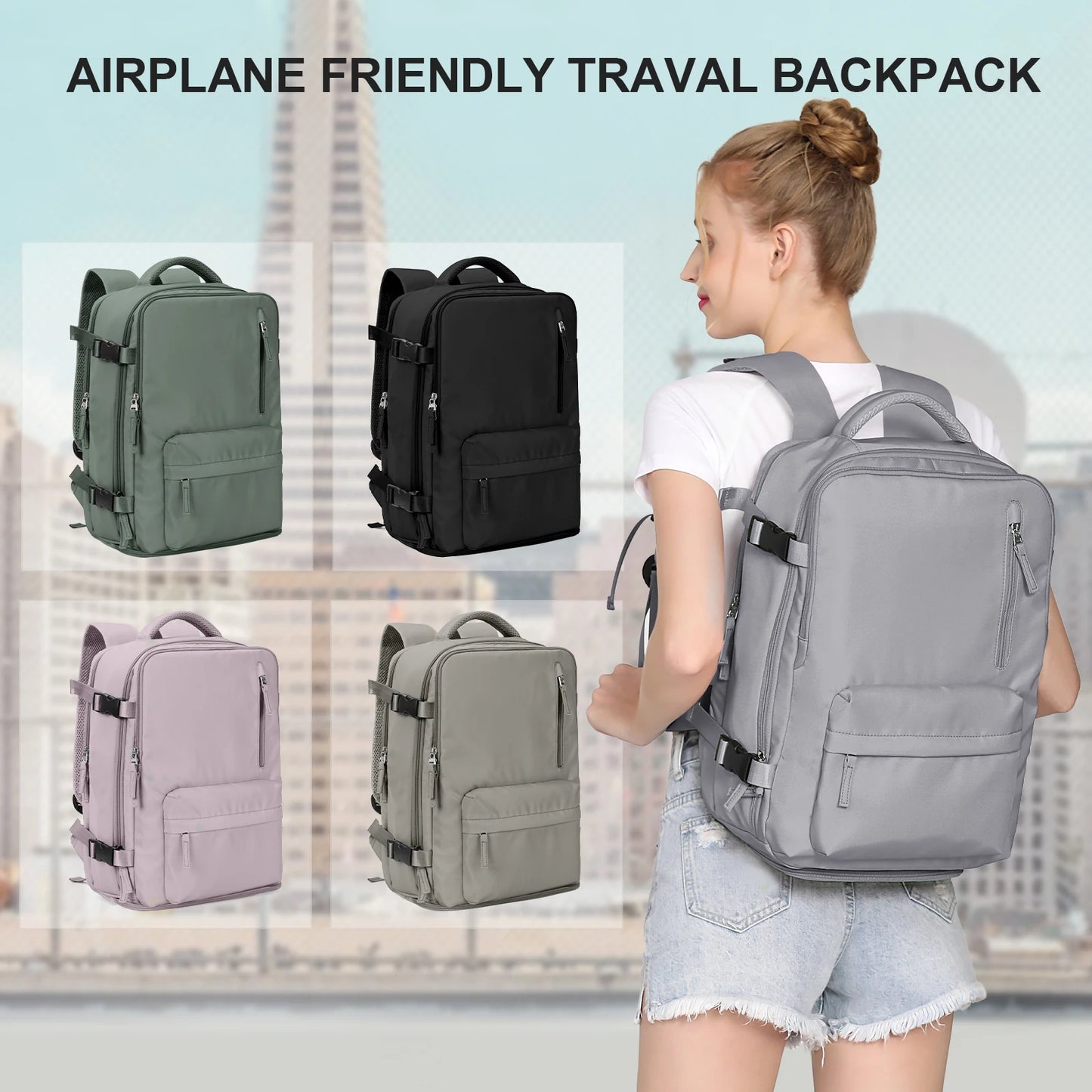 Large Capacity Cabin Backpack for Travel | Versatile & Stylish