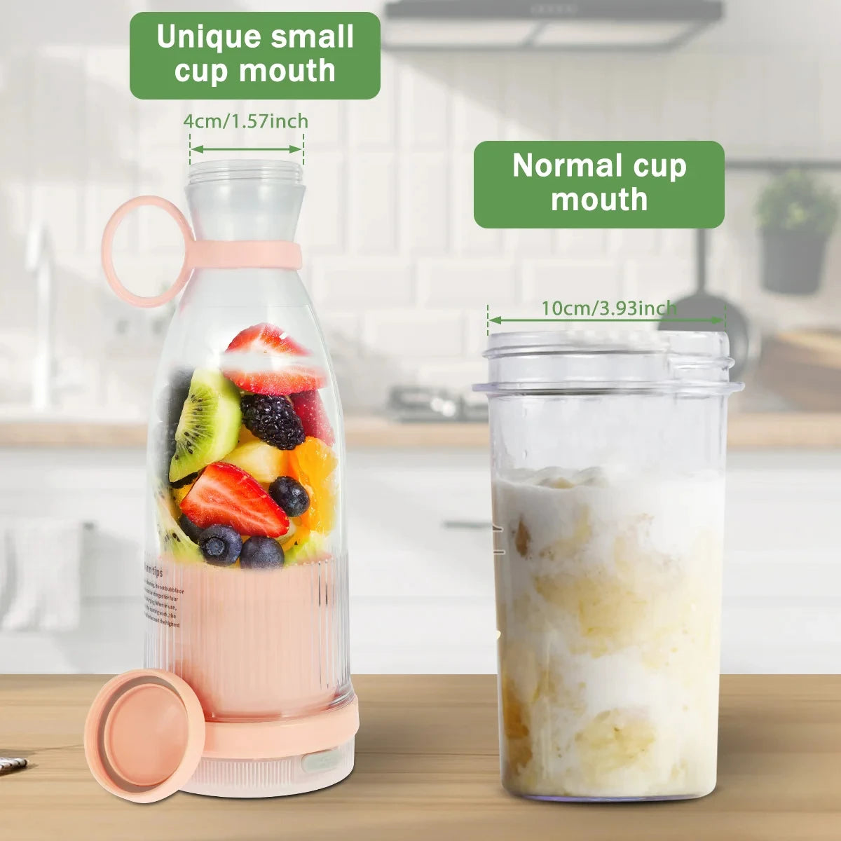 Portable USB Rechargeable Mini Juice Blender | Travel Smoothie Maker