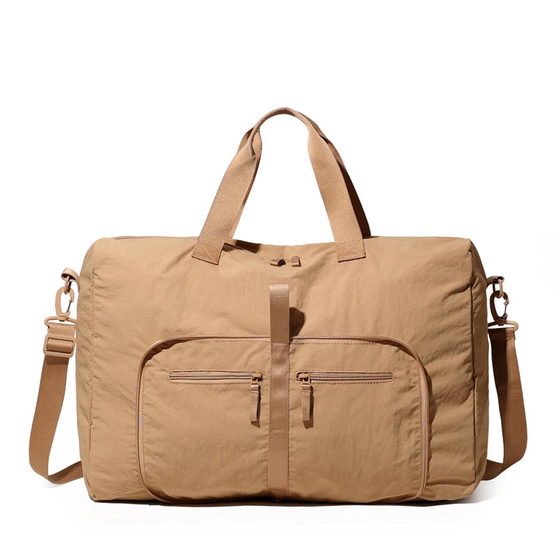 Large Capacity Foldable Travel Handbag for Men and Women