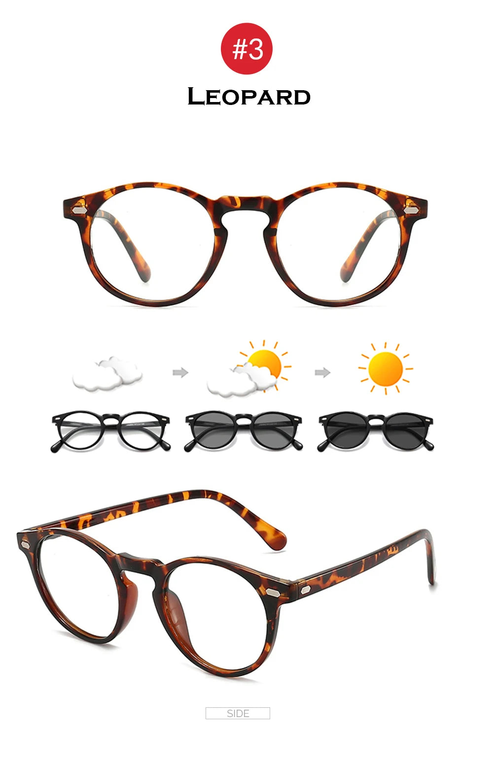 Classic Matte Black Transition Glasses | Blue Light Blocking Eyewear
