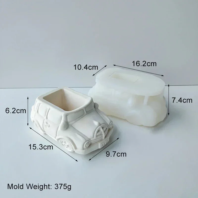 Creative Bus Flowerpot Mold for Unique Home Decor & Gardening