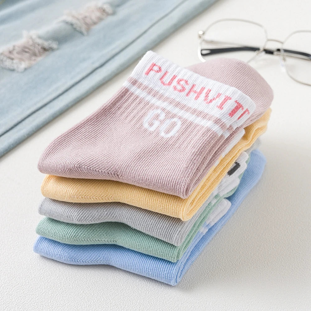 Cute Women Fruit Print Socks Set | Kawaii Casual Accessories