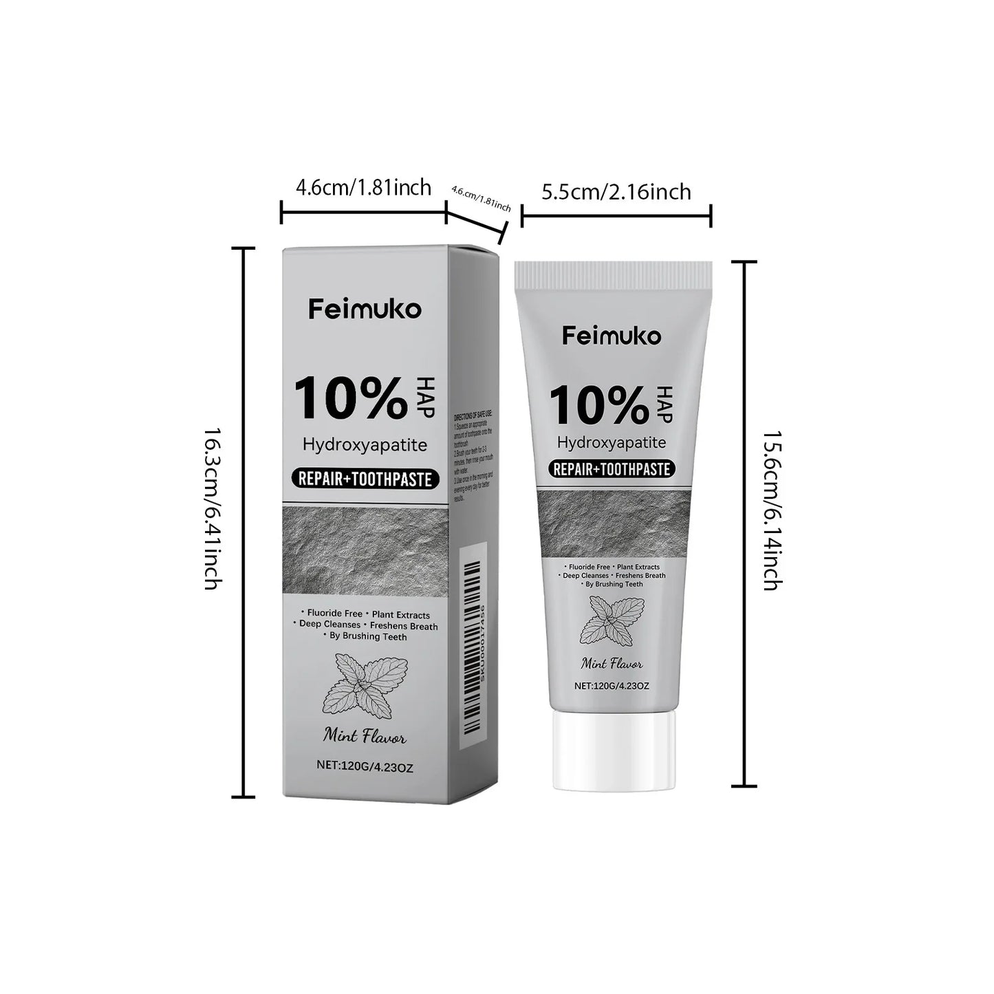 Mint Brightening Toothpaste | Gentle Daily Care for Healthy Smiles