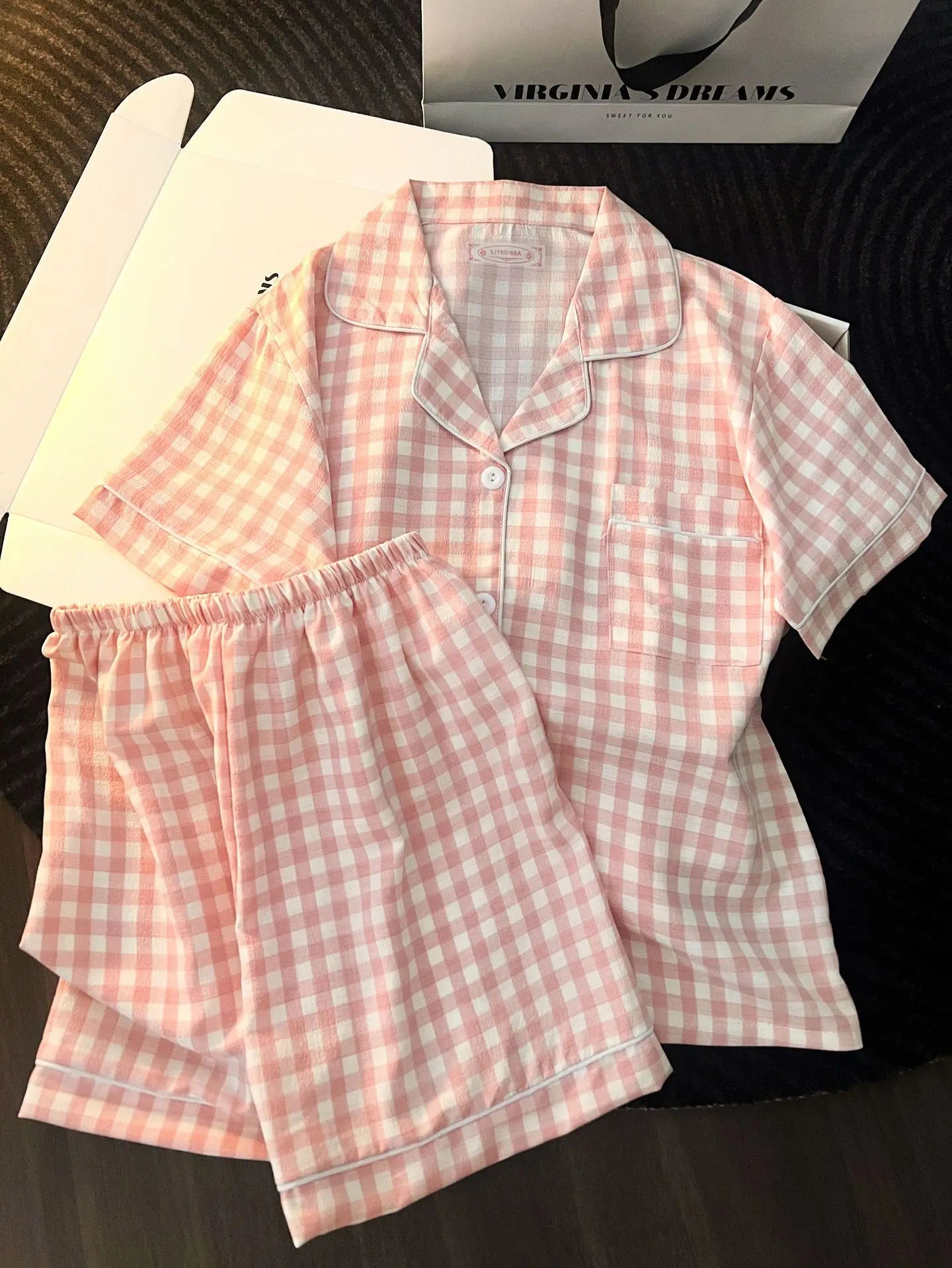 Cute Women's Summer Pajamas | Comfortable Bubble Cotton Home Wear