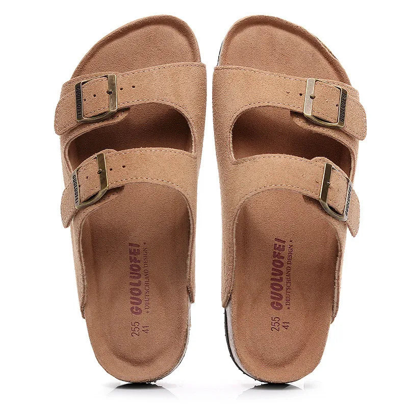 Summer Women's Casual Cork Slippers | Stylish Outdoor Slides