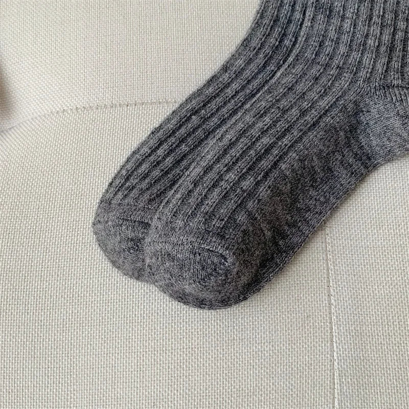 Cozy Thermal Crew Socks for Women | Luxurious Cashmere & Wool