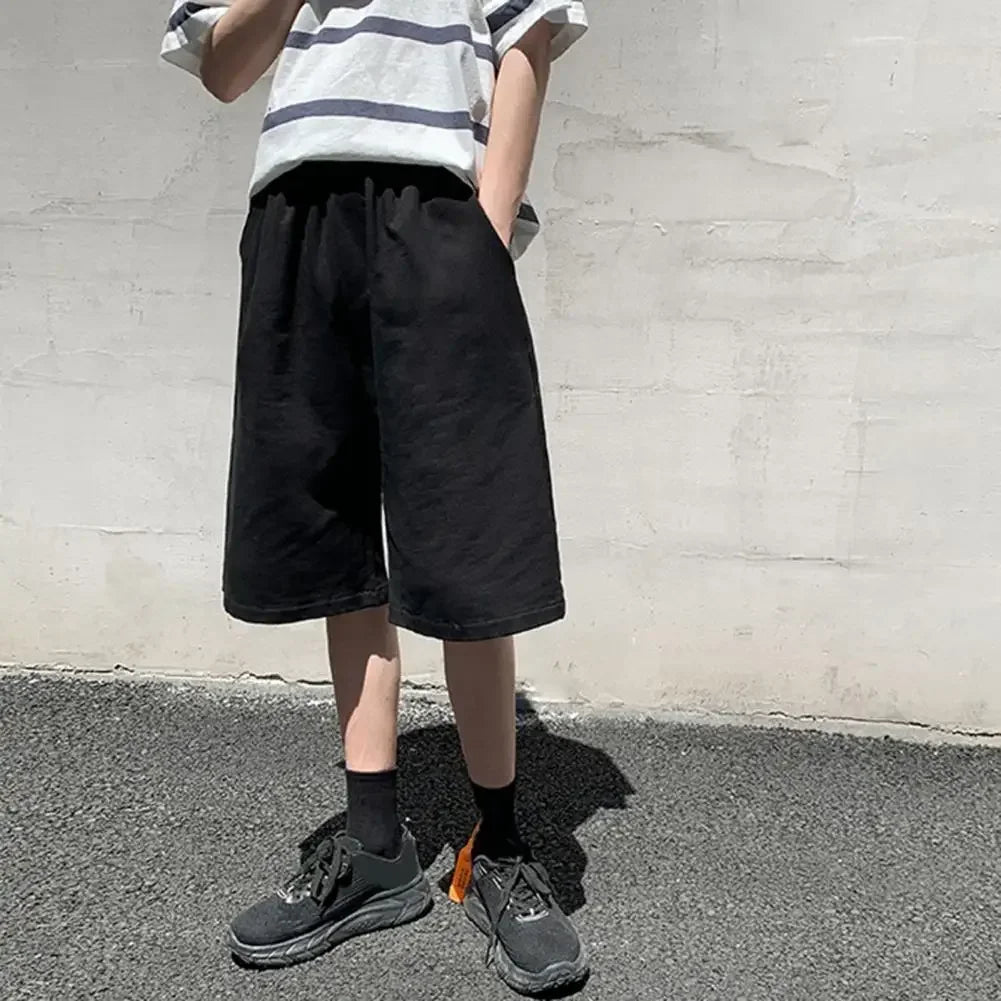 Men's Casual Baggy Sweatpants Shorts | Comfortable Knee-Length Joggers