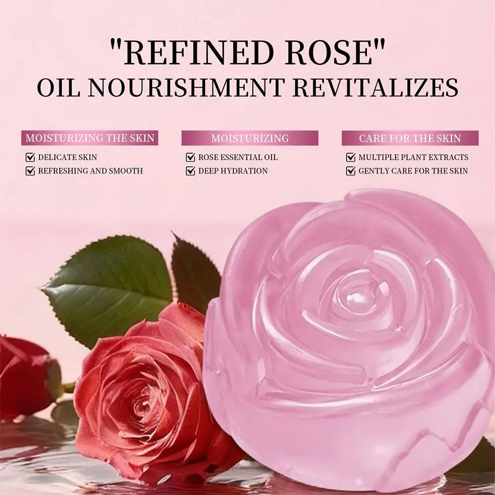 Rose Oil Whitening Soap | Brightening & Nourishing Cleansing Bar