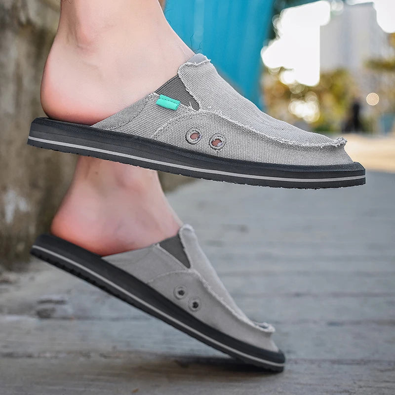 Men's Outdoor Summer Slippers | Breathable Slip-On Sandals
