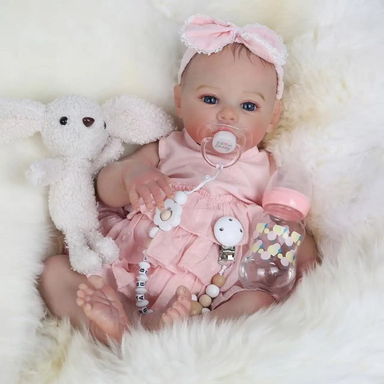 Muñeca Reborn Realista de 18 Pulgadas | Muñeca Artística de Tacto Suave