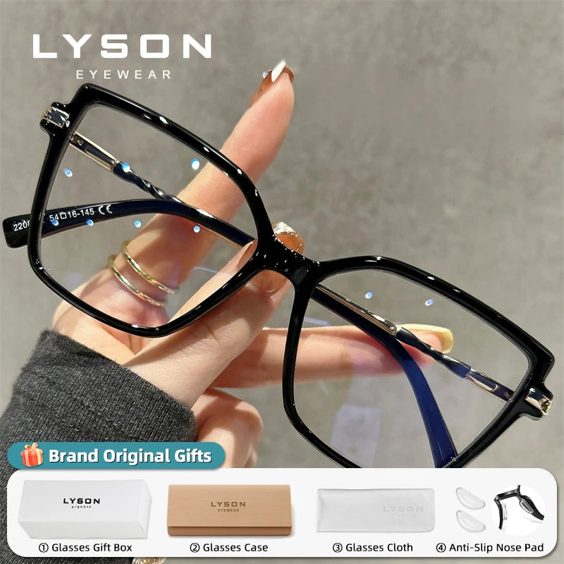 Fashionable Square Reading Glasses for Women | Anti-Blue Light